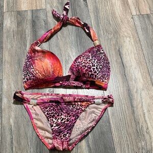 VENUS Vibrant Pink and Orange Bikini